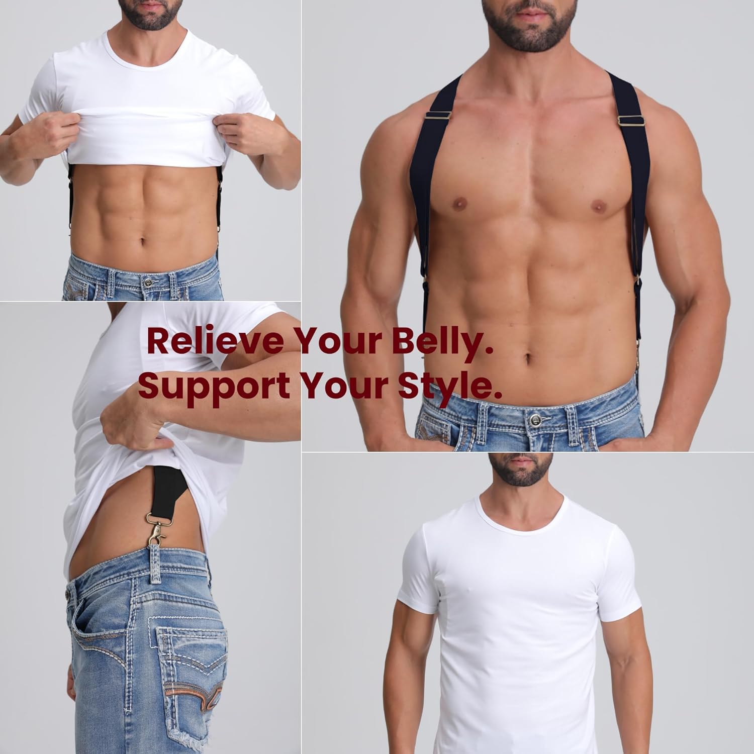 LazarsSpace Suspenders for Men Heavy Duty for Big and Tall - Image 3