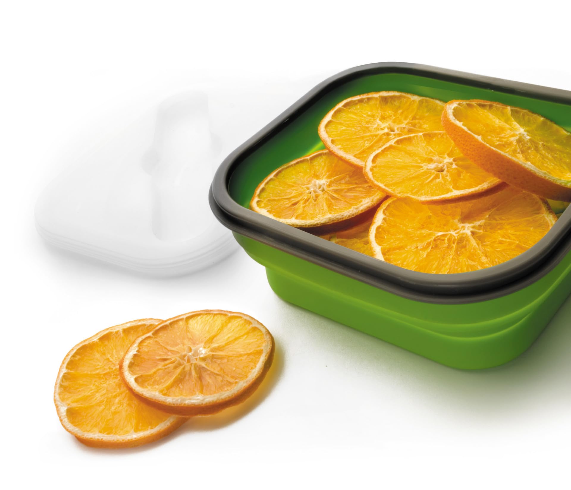 Lacor Suszarka do żywności, suszarka do owoców, 5 regulowanych przegródek, regulowana temperatura, moc: 245 W, 13,5 l, tworzywo sztuczne, biały, plastik spożywczy, 32 x 27 cm