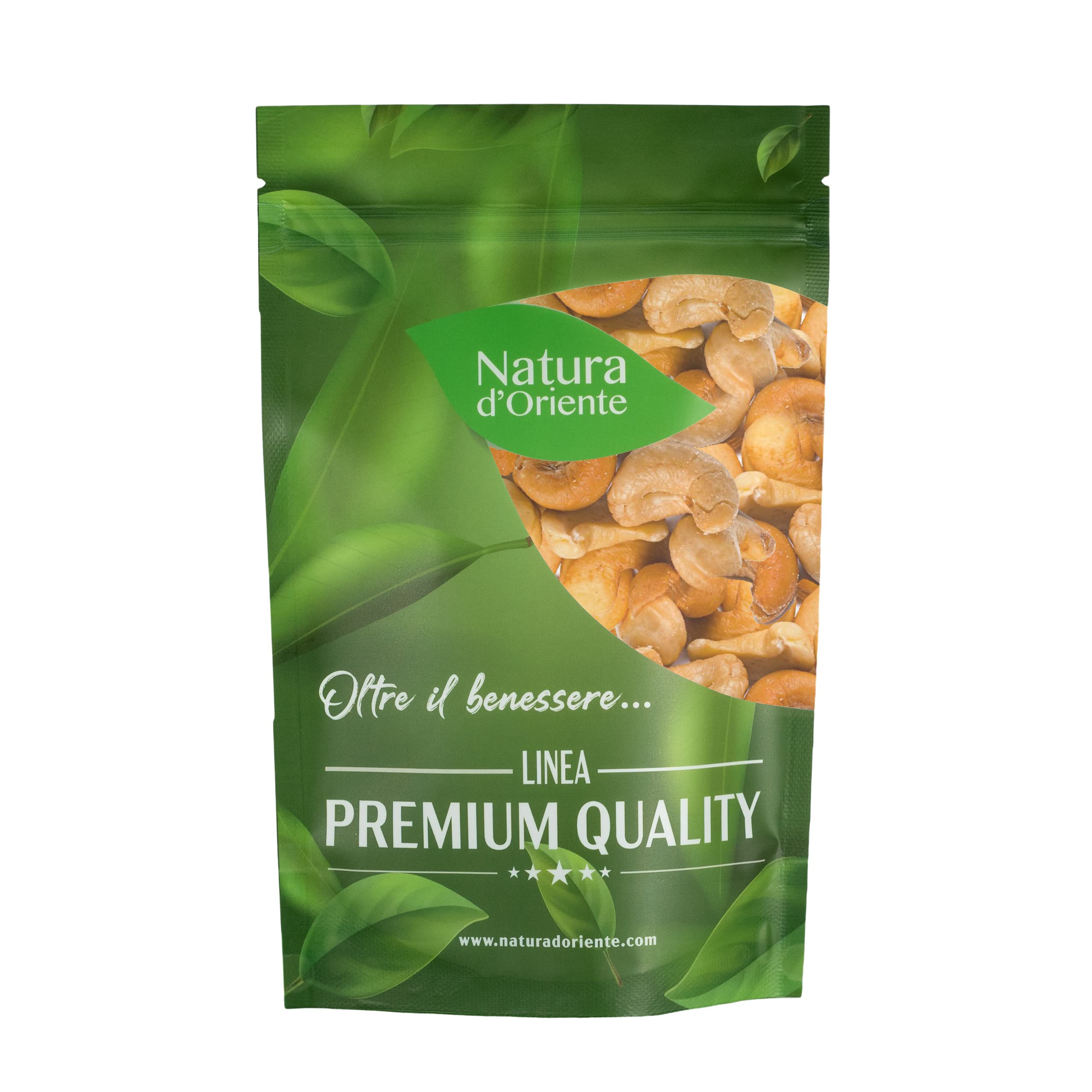 NATURA D'ORIENTE Anacardi Tostati Salati 1 kg Frutta Secca Snack | Croccanti e saporiti • Pronti da gustare • Ideali per aperitivi e snack