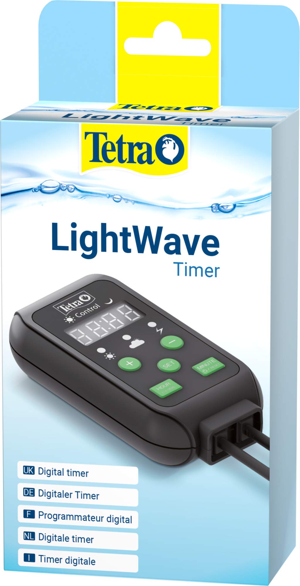 Tetra LightWave Timer – nadaje się do programowania diod LED Tetra LightWave, umożliwia dodatkowe funkcje (np. wschód i zachód słońca)