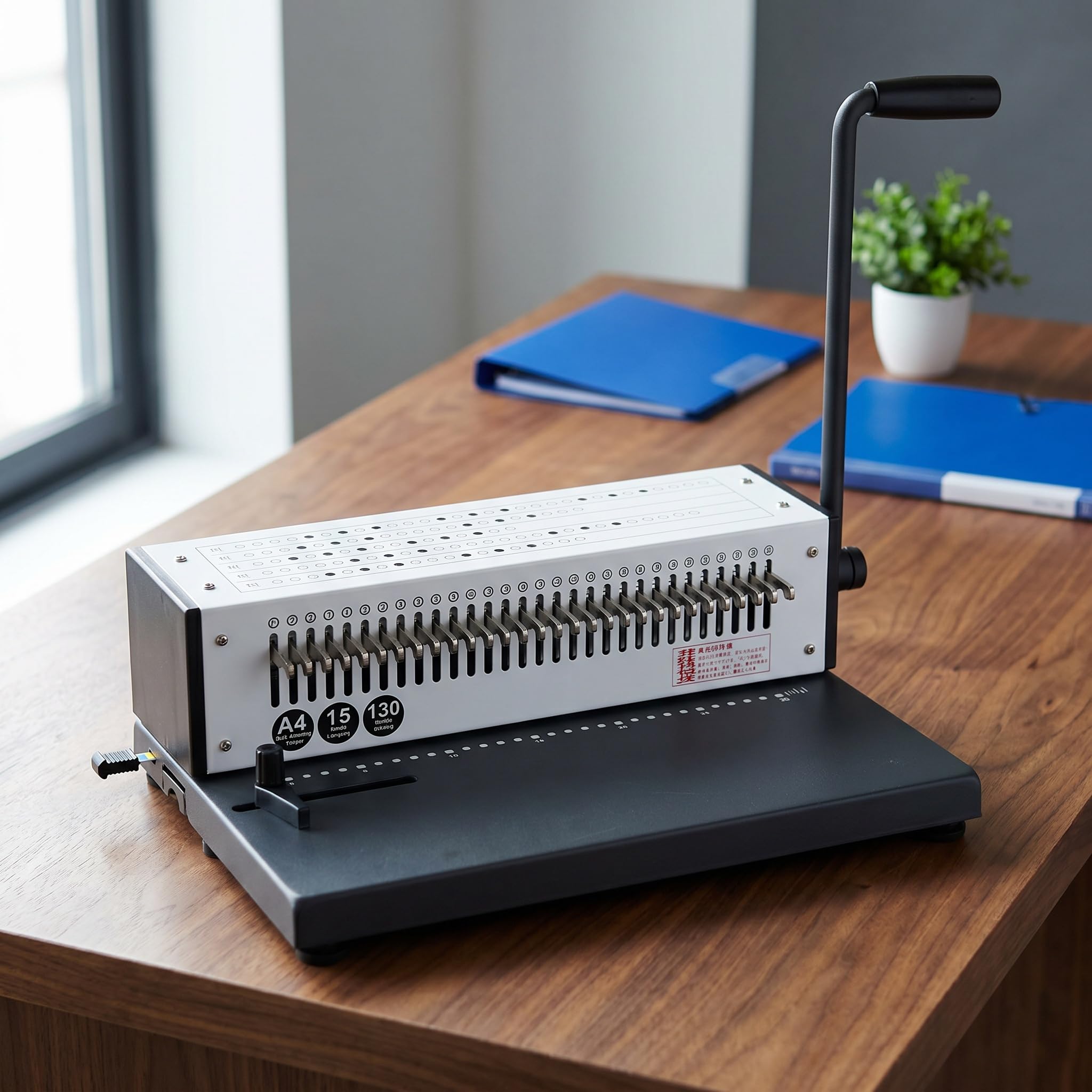 Perforatrice A 30 Fori per Fogli Sciolti in Formato A4, Ideale per Rilegatura A Spirale, Contabilità, Documenti Finanziari, Quaderni, Scuole, Uffici E Uso Personale.