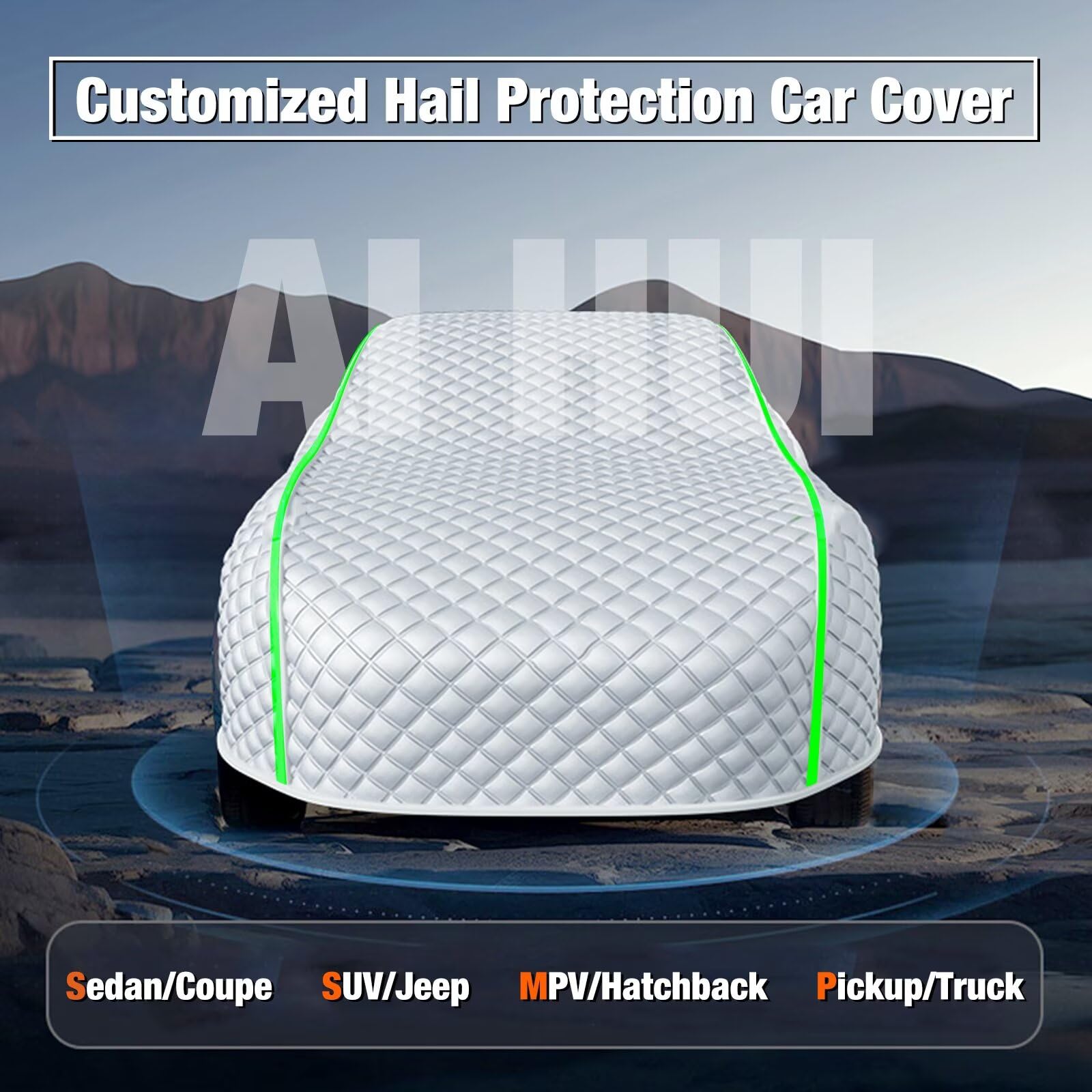 Telo Copriauto per Hyundai Tucson 2004-2025,Antigrandine