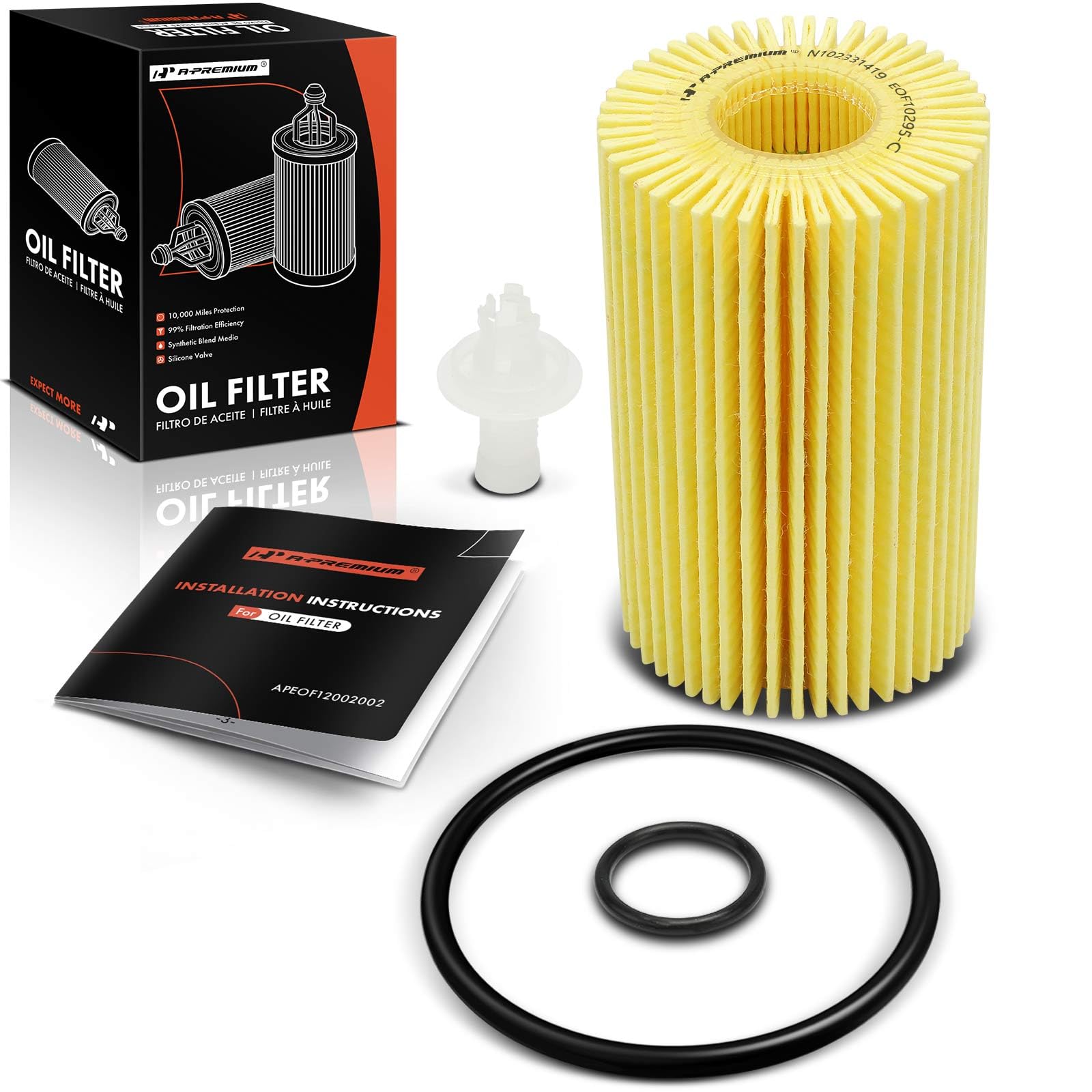 A-Premium 10K Miles Protection Oil Filter
