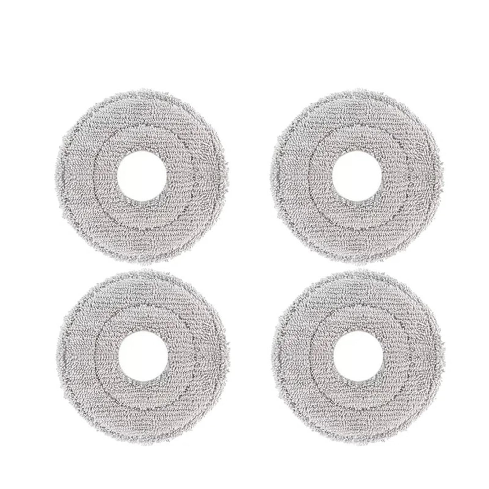 Paño De Fregona for Robot Aspirador, Compatible con Jonr,P20 Pro T5 Pro, Kit De Repuesto De Microfibra con Cepillo Lateral Principal(Set 12)
