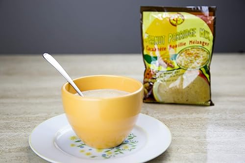 Miniatura 5 de Mezcla de gachas jamaicanas de Creation Foods - Cereal nutricional y energizante para la mañana caliente o frío (mezcla de gachas de maní, 6