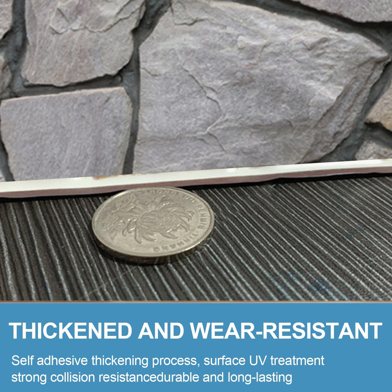 30 Stück 3D Wandpaneele Selbstklebend - 30x30cm Steintapete Wasserfest Für Innenräume