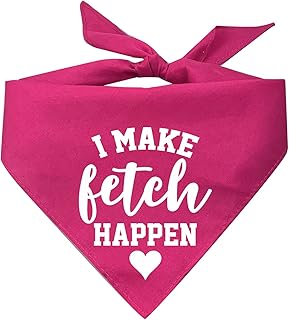 I Make Fetch Happen Dog Bandana (Assorted Colors)