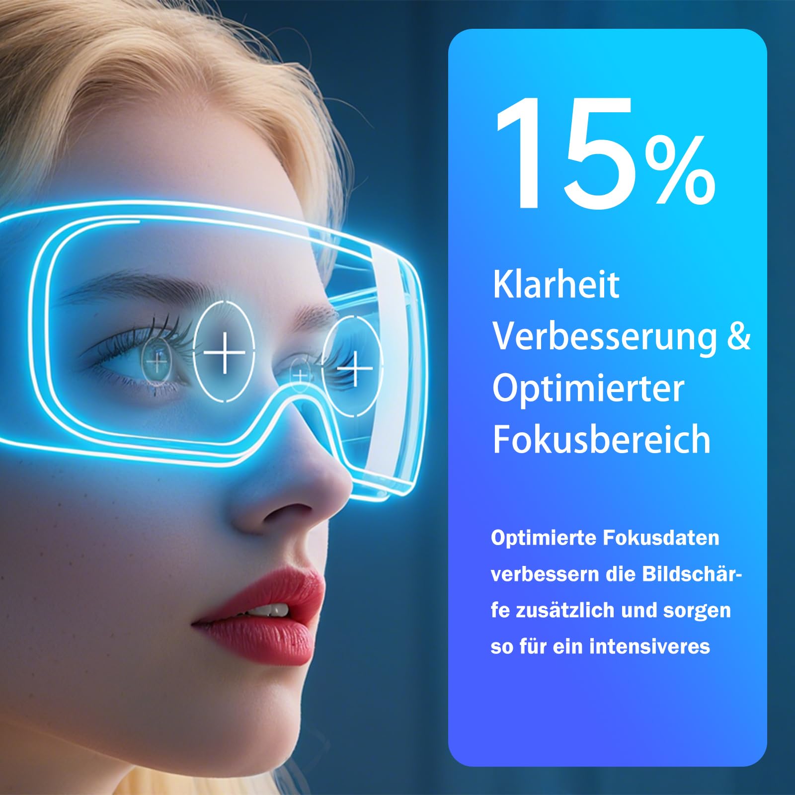 VR-Brille für Handy mit Controller, Einstellbare 3D-Brille Kompatibel mit 5-7 Zoll, Blaulichtfilter & HD-Linsen, Für Mobile Games & Filme