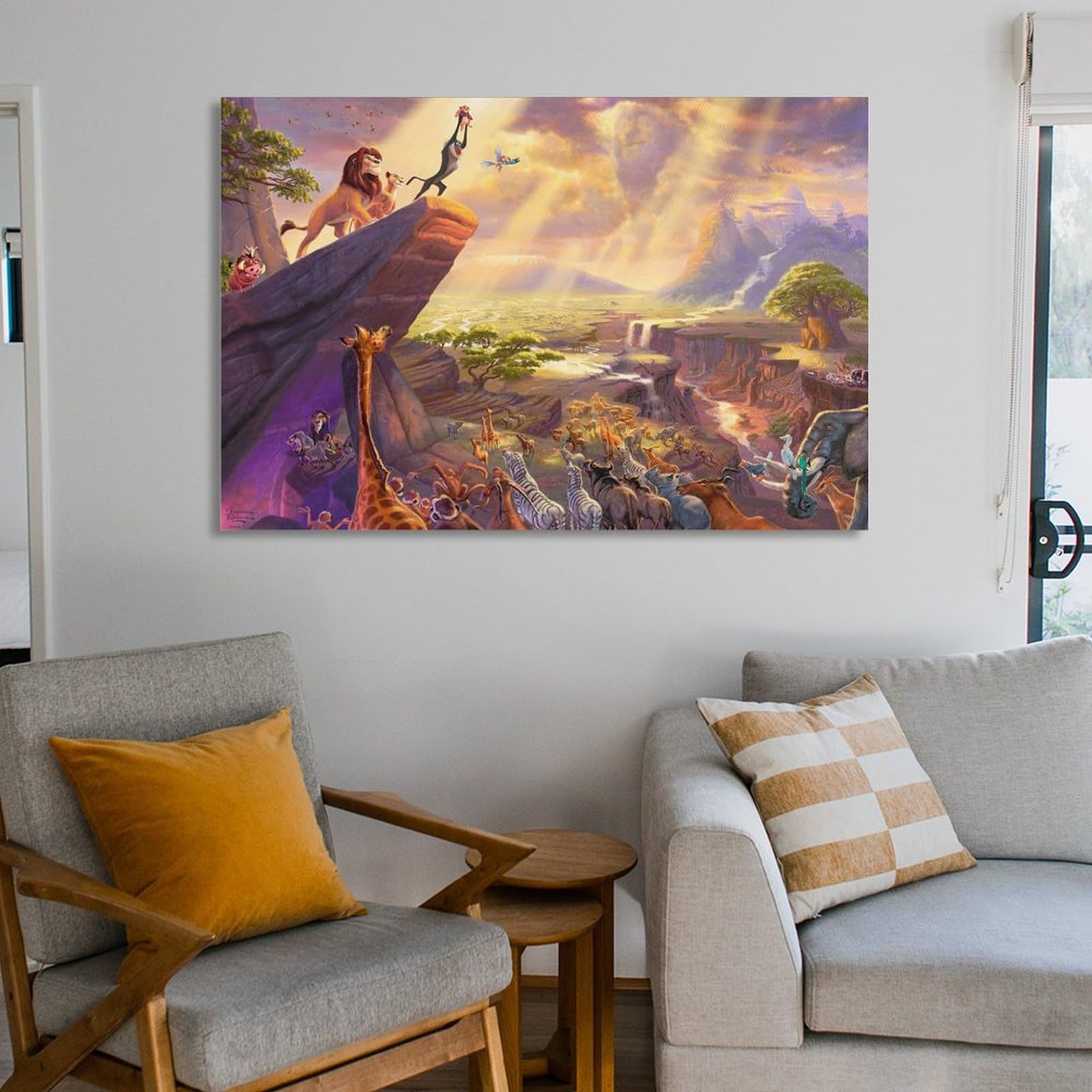 絵画 ディズニー トーマスキンケード ライオンキング」の人気商品一覧