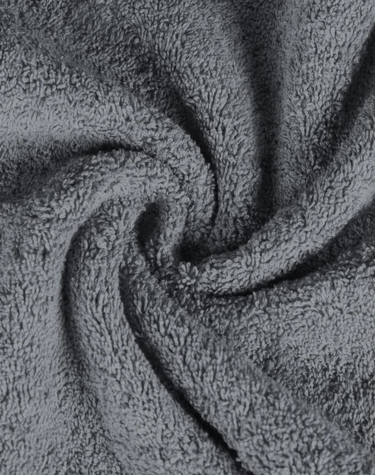 2 x Luxus-Badetücher (100 x 150 cm, 800 g/m²), 100 % ägyptische Baumwolle, Super Jumbo-Badetuch (Anthrazit)