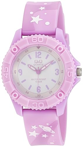 Q&Q Pixie Analog White Dial Childrens Watch VQ96J020Y