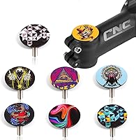 Vista 7 de CNC Tapa superior para auriculares de bicicleta con pernos, tapa de auriculares MTB para bicicleta de carretera 1 1/8 vástagos y horquillas