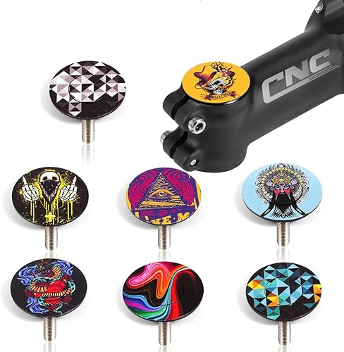 Miniatura 7 de CNC Tapa superior para auriculares de bicicleta con pernos, tapa de auriculares MTB para bicicleta de carretera 1 18 vástagos y horquillas