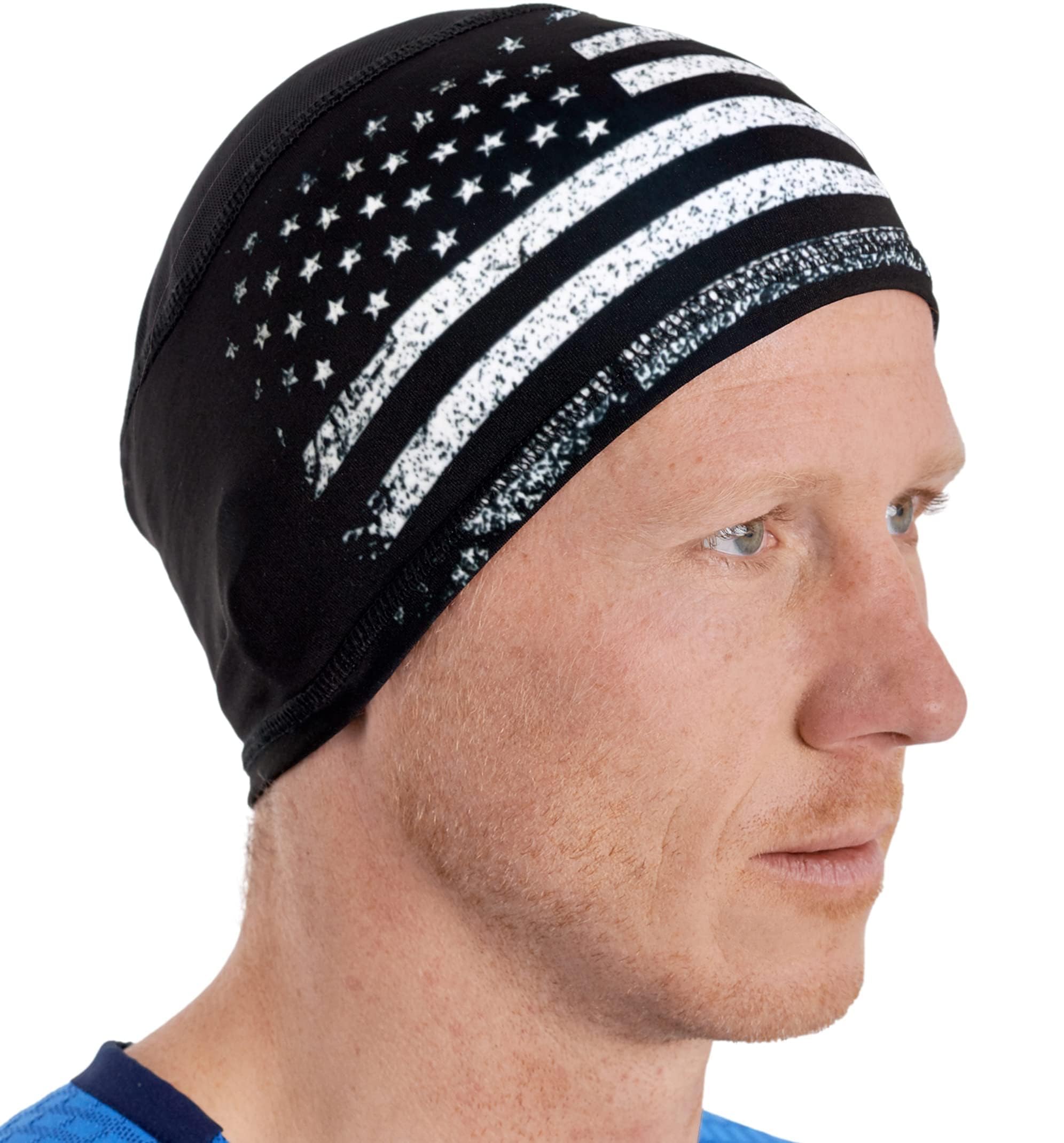 Tough HeadwearCooling Skull Cap for Men - Hard Hat Liner, Cycling Cap, Head Caps for Men, Helmet Liner for Motorcycle