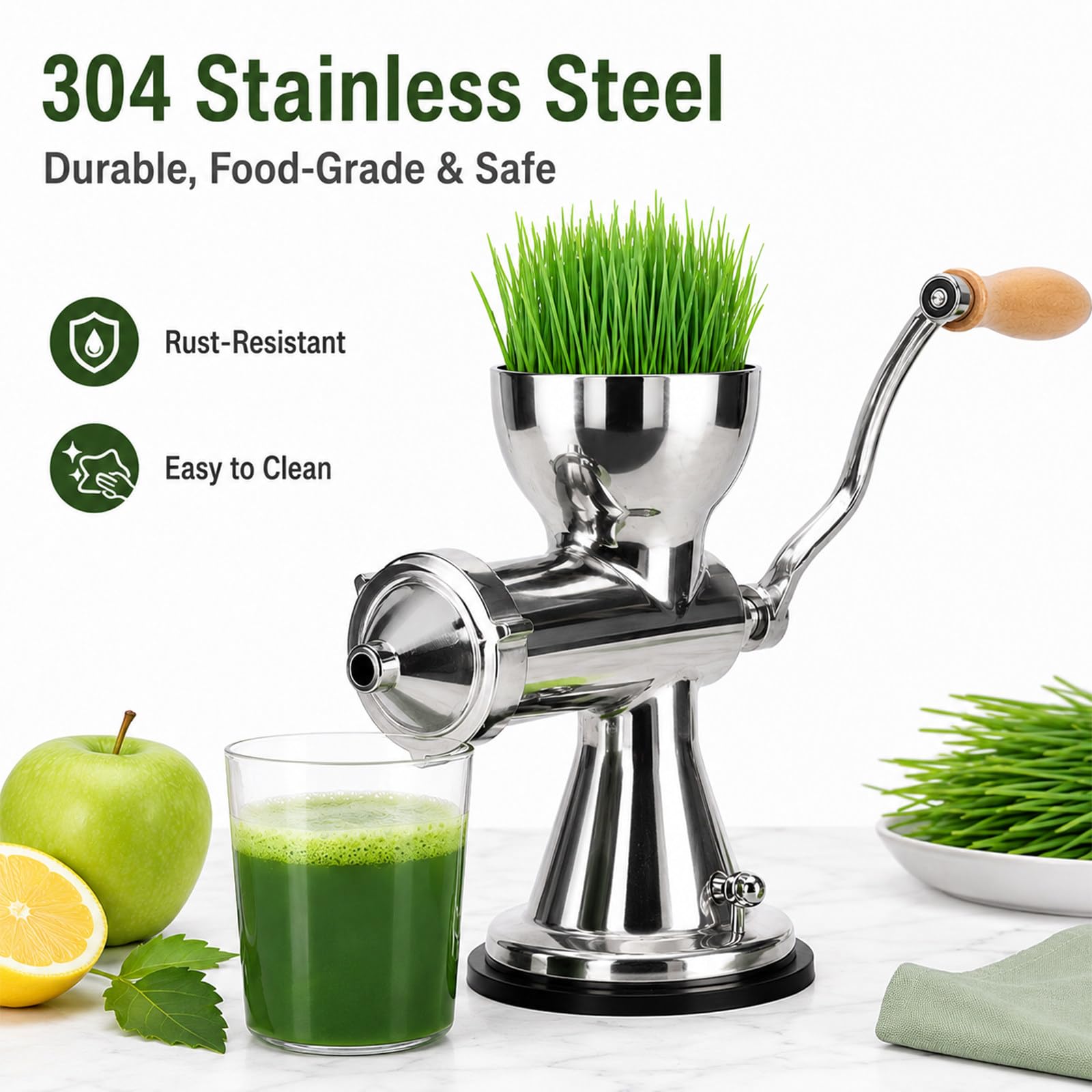 Exprimidor De Hierro Fundido para Cocina, Exprimidor Manual Resistente, con Coladores Desmontables para Fácil Limpieza, Prensa De Naranjas para Cítricos, para Bartenders Y Amantes