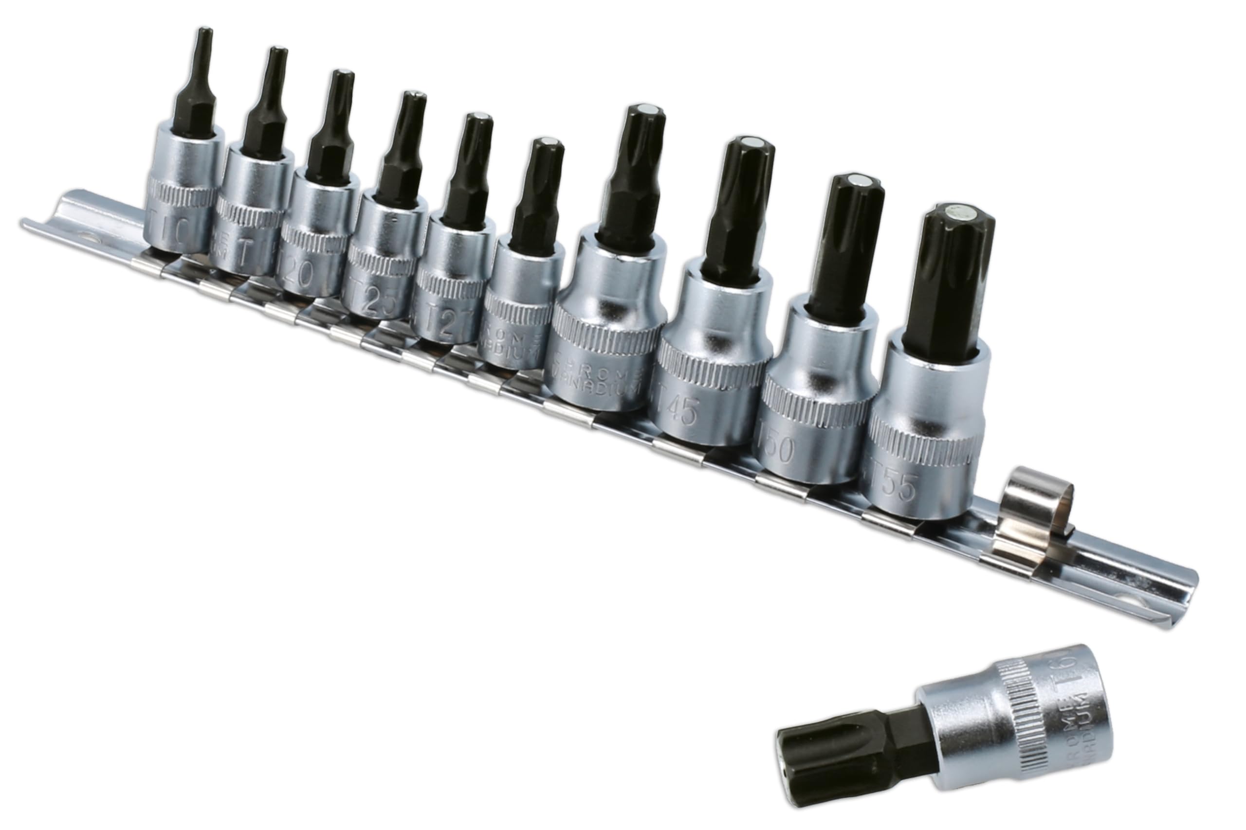 LASER TOOLS 8898 Schrauberbit-Satz silber