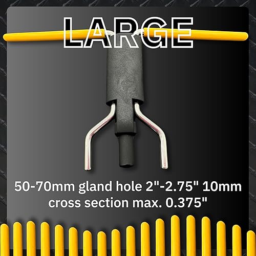 Miniatura 7 de Kit King - Juego de herramientas para instalar sello de cañas - Juego de herramientas para instalación, molinete, taza en U, hidráulico, 5 unidades