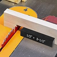 Vista 7 de Juego de 7 barras de configuración de aluminio de precisión para enrutador y sierra de mesa, accesorios de carpintería, barras incluyen marcas