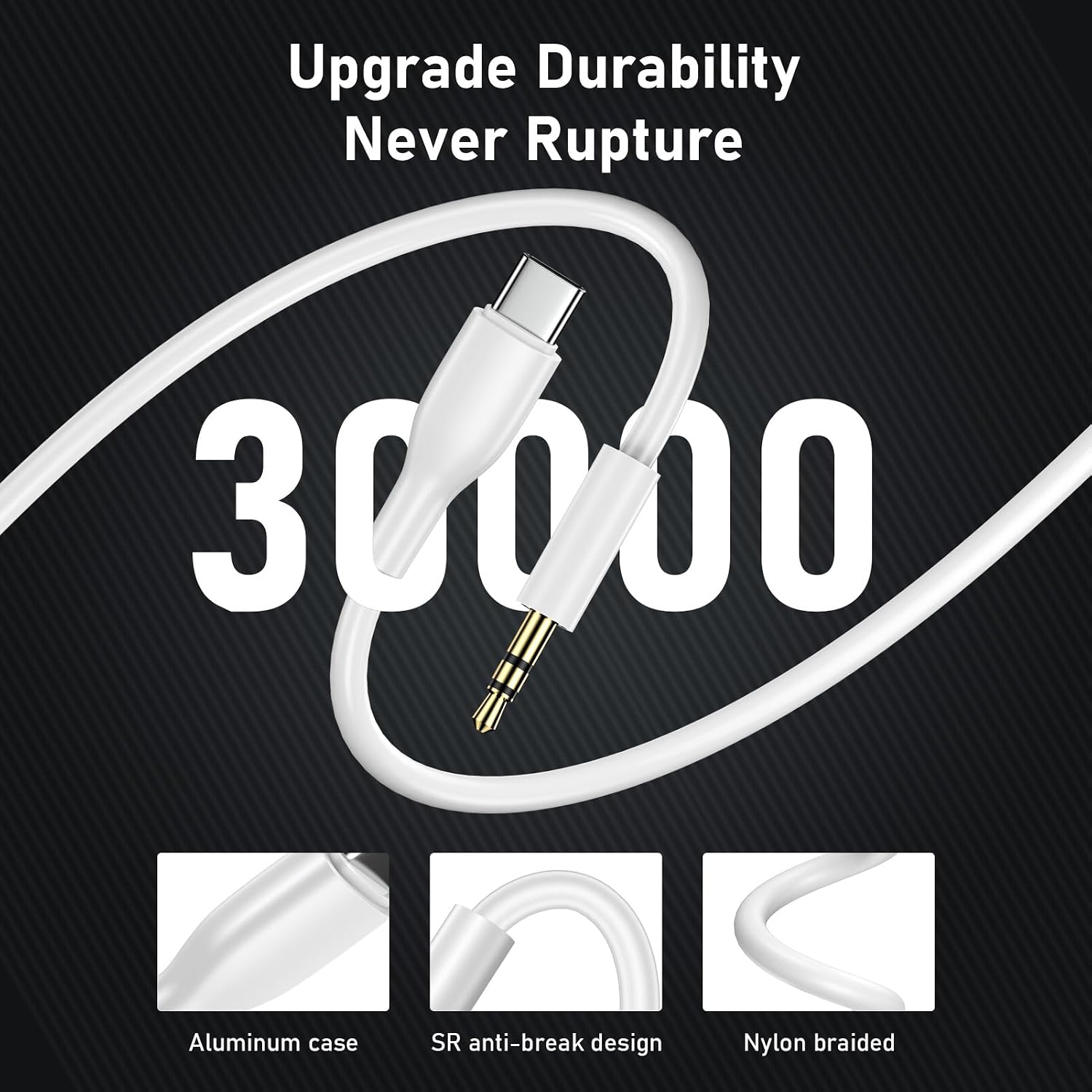 iPhone 16 17e Aux Cord for iPhone 16e/16/16 Pro/16 Pro Max/16 Plus,17 17e 17 Pro Max Air, 3FT USB C to Aux Cord Car Stereo Type C to 3.5mm Headphone AUX Cable Audio Adapter for Samsung A17,Pixel 10a