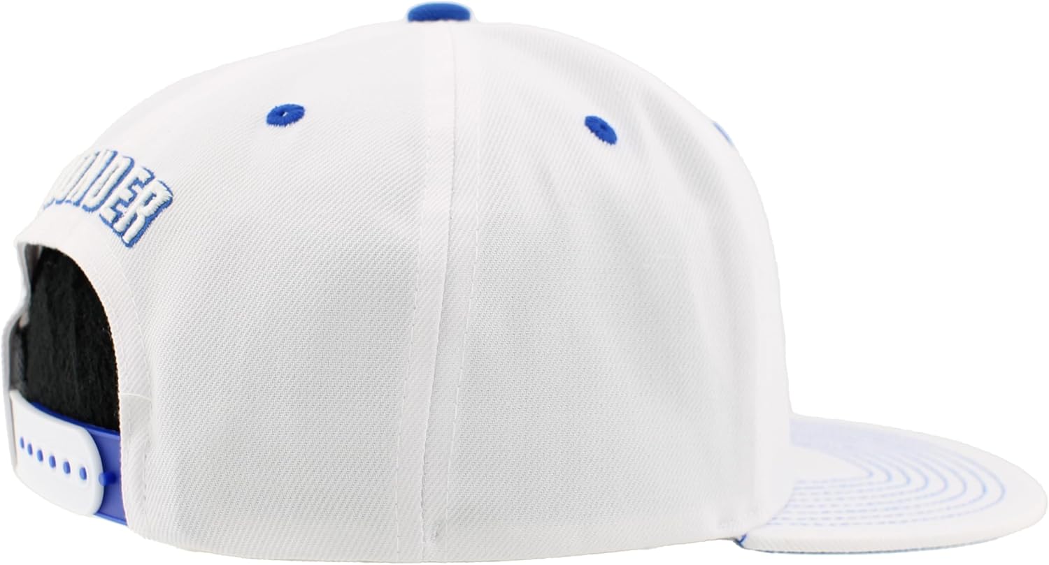 ZHATS NBA Unisex-Adult NBA Officially Licensed Adjustable Snapback Hat Flat Bill Z11 Pop White - Image 6