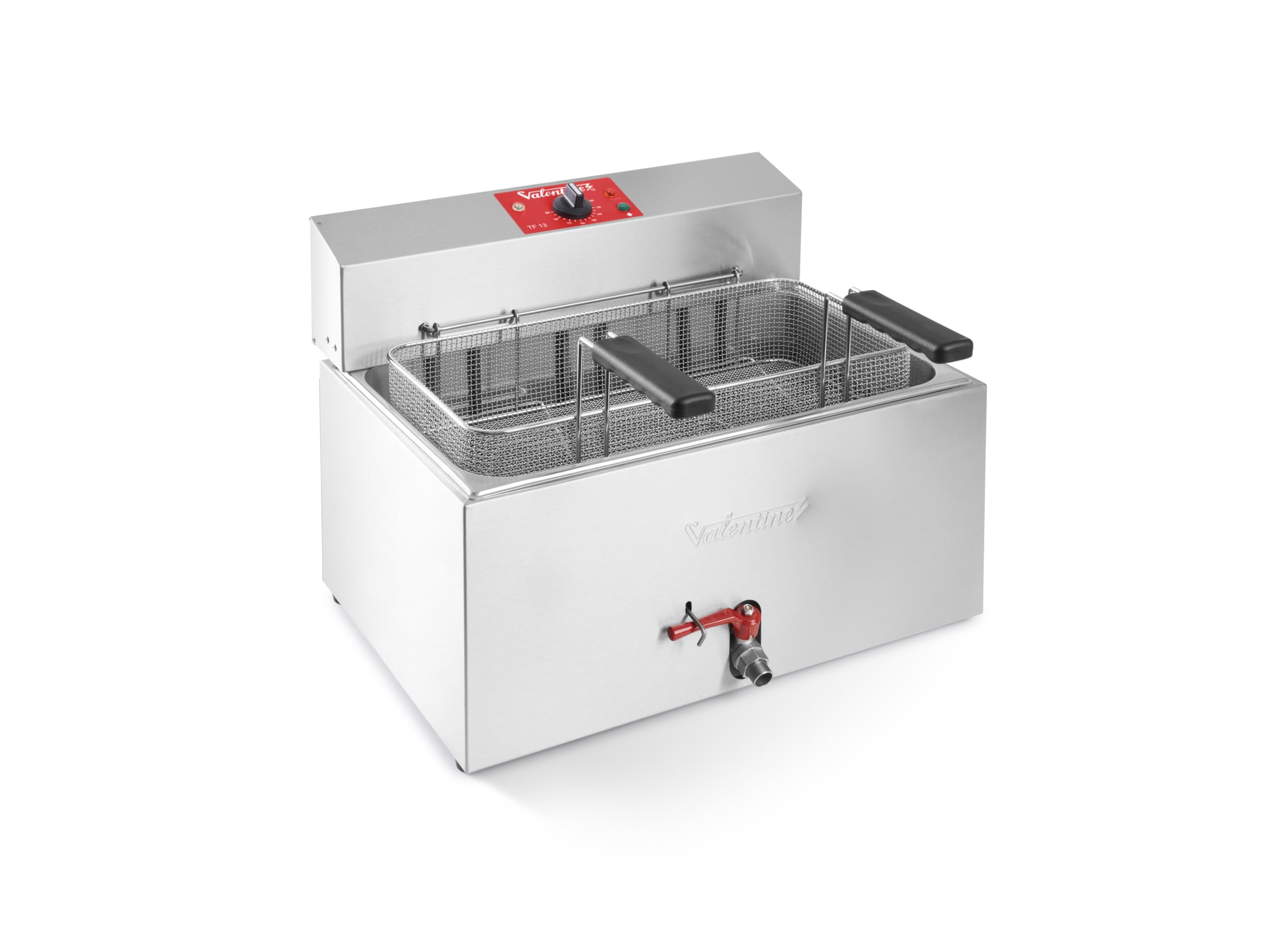 Freidora Industrial 14 Litros Swiss Made | Freidora de Aceite Profesional para Hostelería en Acero Inoxidable con Zona Fría y Alto Rendimiento