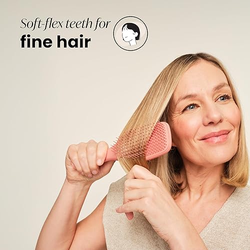 Miniatura 3 de Tangle Teezer El cepillo desenredante fino y frágil para cabello húmedo y seco, tratamiento de color, cabello fino y frágil, canela dulce