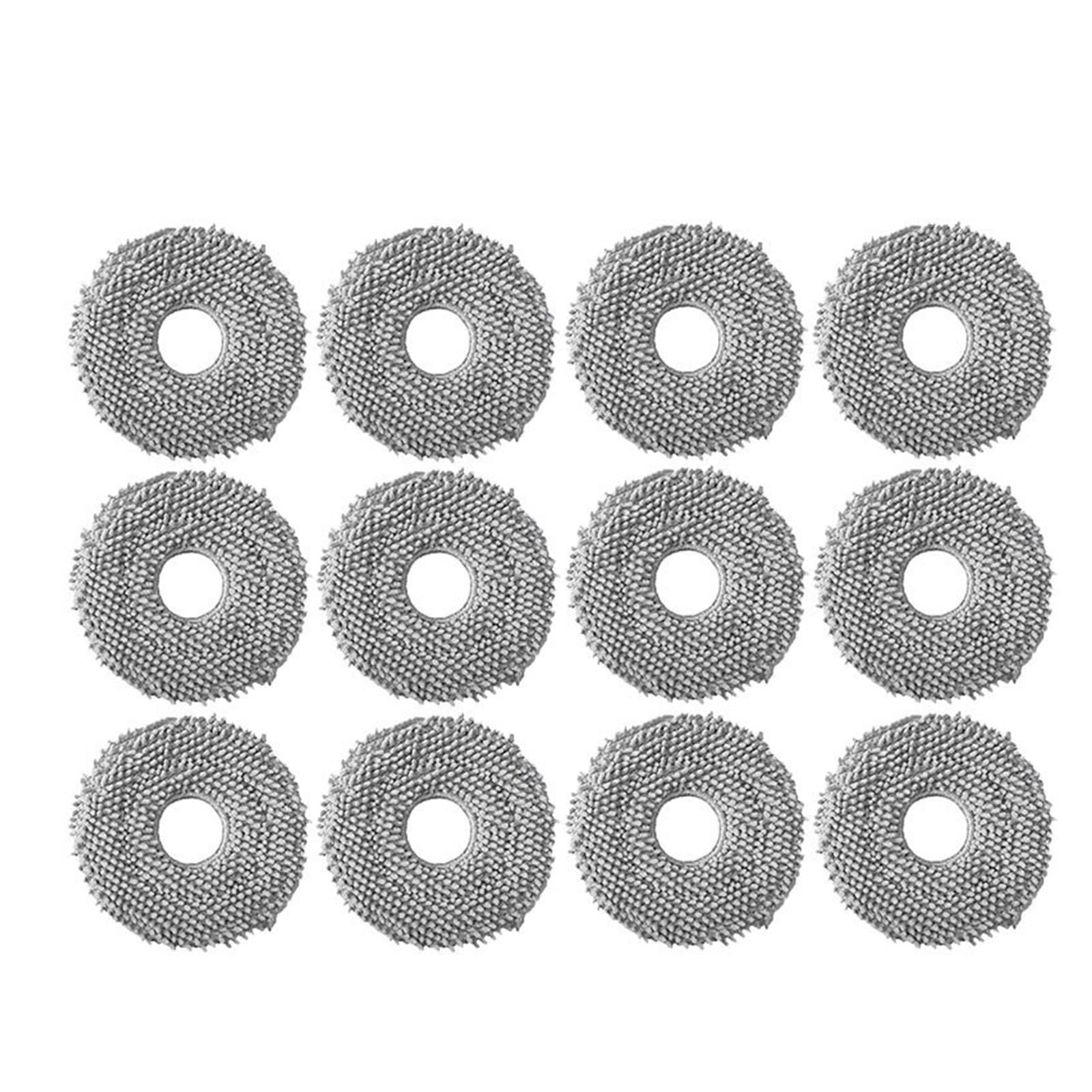 Kicici 12Pcs Compatible With Xiaomi Robot Vacuum S20+ / S10 Plus /S10+/ B108gl / B105 / B108cn B113cn Parts Accessories Filter Main Side Brush Mop(12Pcs)