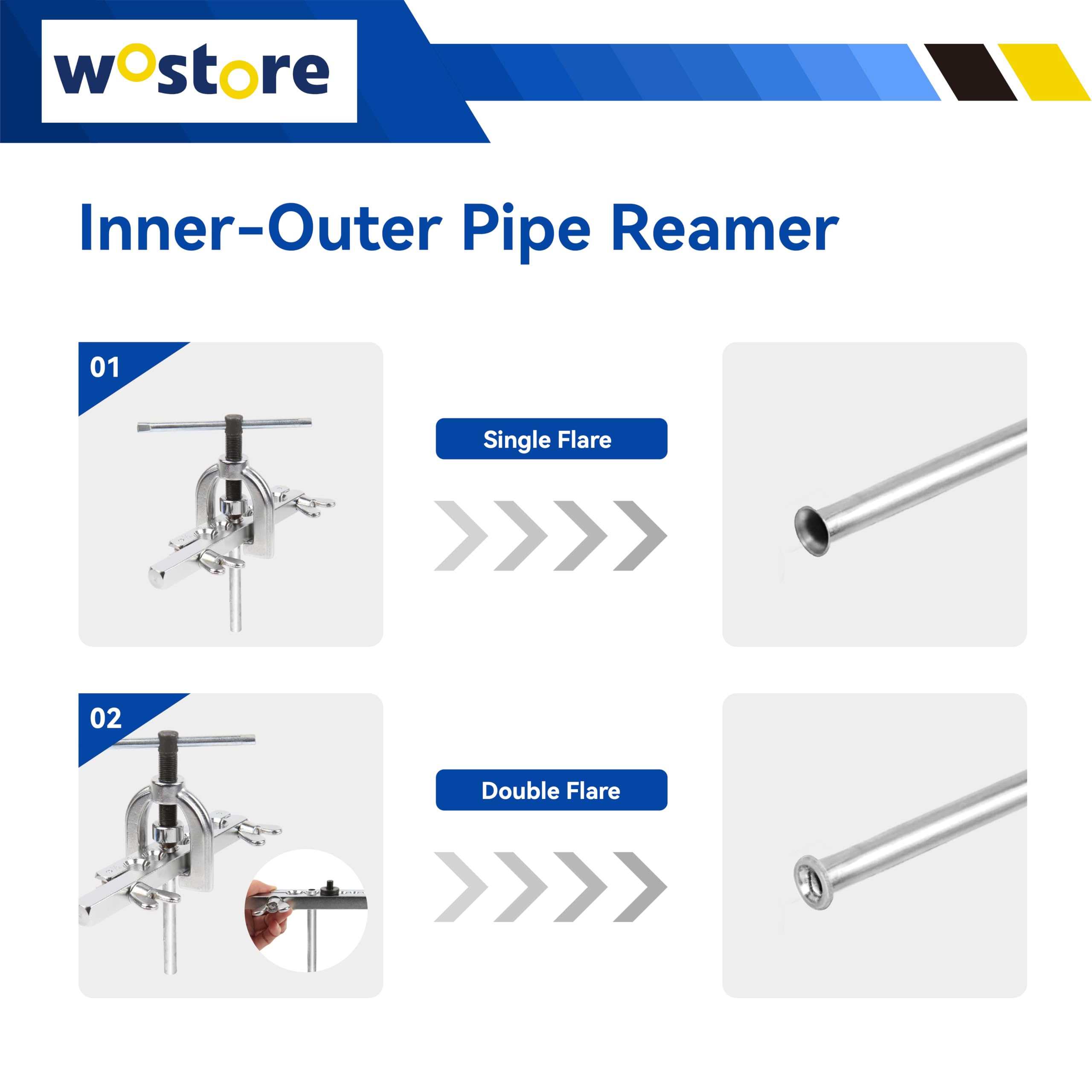 Wostore Tuyau de frein avec câble de frein de 7,6 m de diamètre 4,75 mm, 24