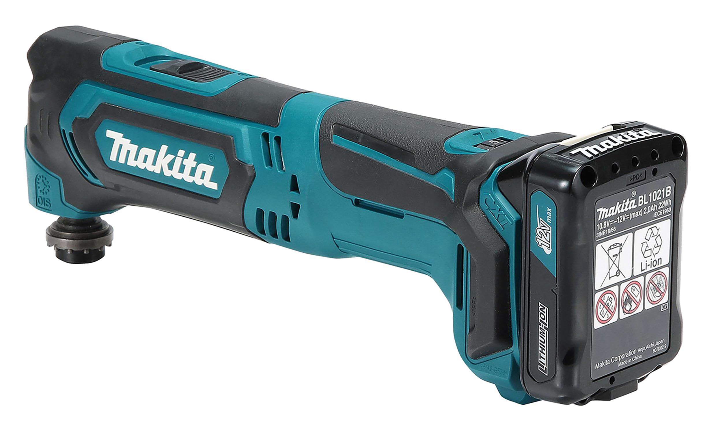 Makita - Herramienta tm30dsmjx5 inalámbrico multifunción 10,8 v / 4,0 ah, 2 baterías, cargador, makpac incluyó 41 piezas conjunto de accesorios