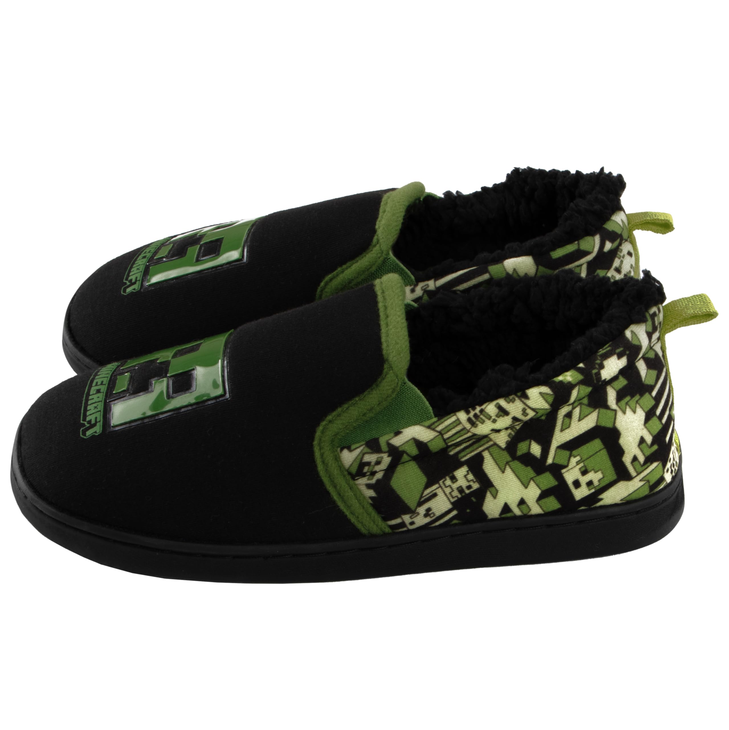 Minecraft Kapcie Dla Chłopców, Kapcie Creeper, Domowe Buty Dla Graczy