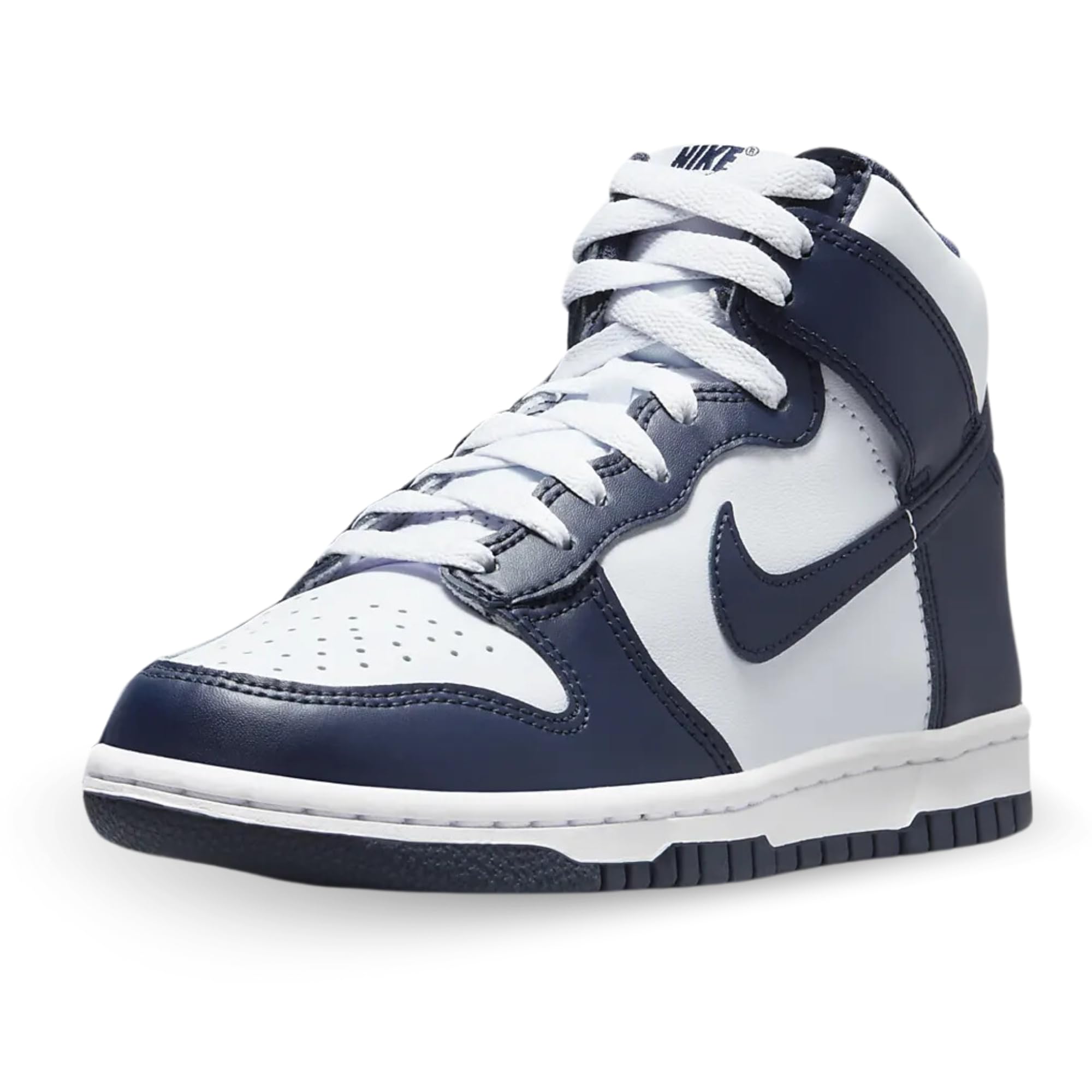 NIKE DUNK HIGH ネイビー/ホワイト NIKE DB2179-008 Dunk High (GS) Uomo, Football Grey/Midnight Navy