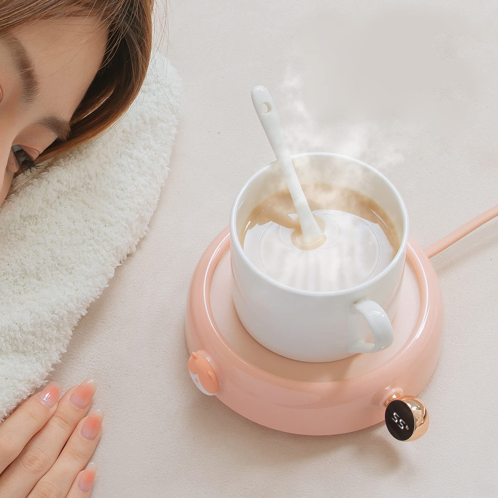 Calentador de tazas eléctrico para bebidas
