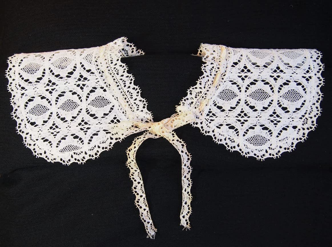 アンティークブリュッセル デュセス＆ポワンドガーズレース付け襟