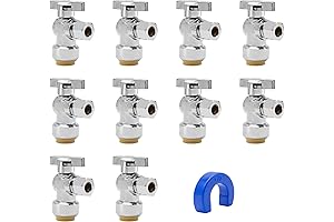 Sharkbite 1/2 inch Fip x 3/8-inch Quarter-Turn Ball Valve