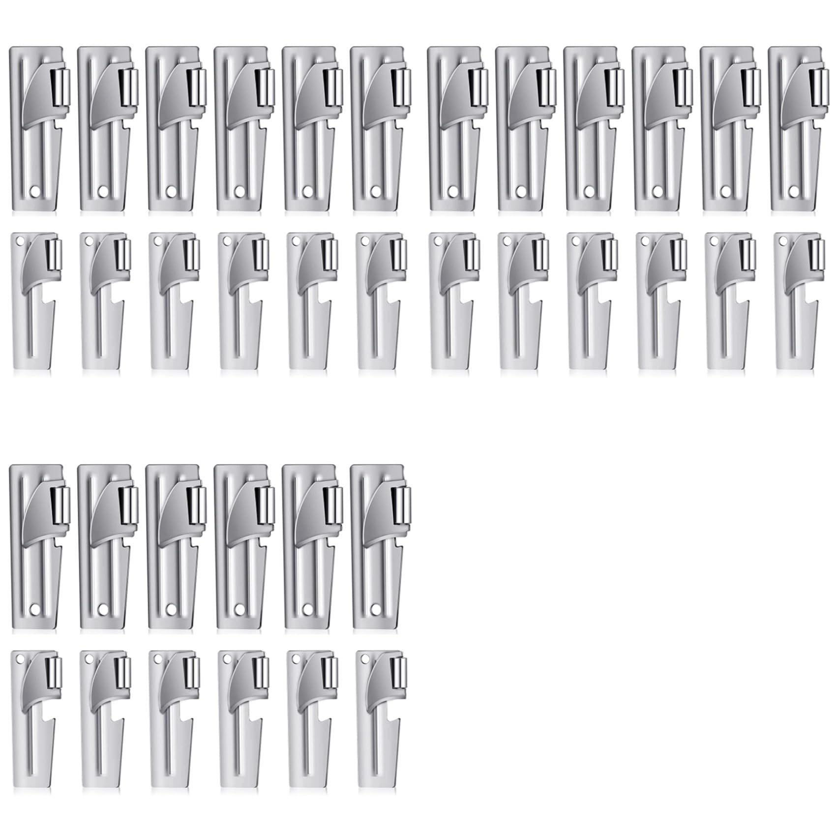 Aundhegrtt 18x P-38 and P-51 Can Openers Stainless Steel Camping Can Opener Portable Can Opener for Kitchen Travel Camping