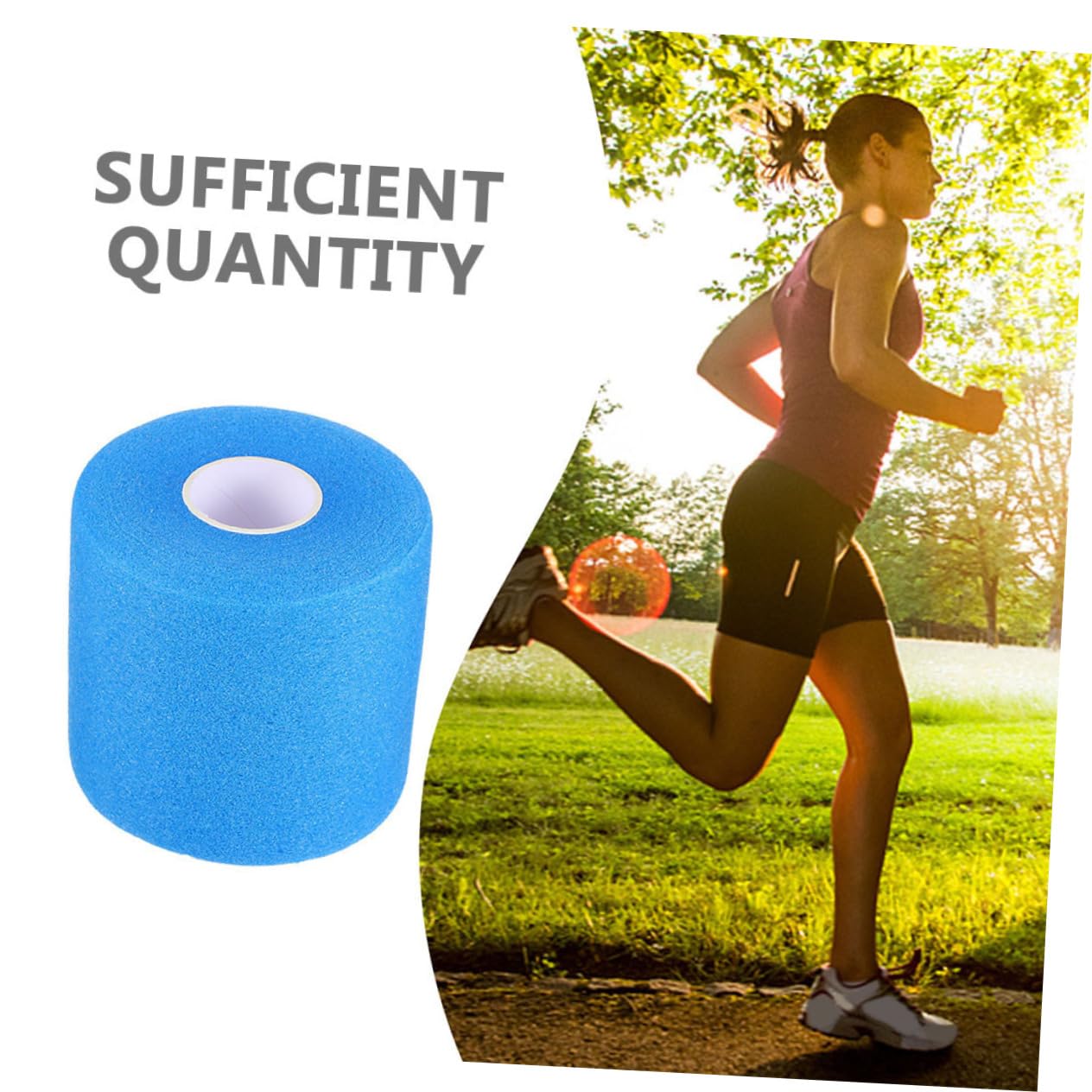 Toyvian Cintura Sportiva Ammortizzante Presa Avvolgere Polso Mano Tennis Fasciatura All'aperto Nastro per Atleta Portatile Nastro per Atleta da Allenamento Spugna *3