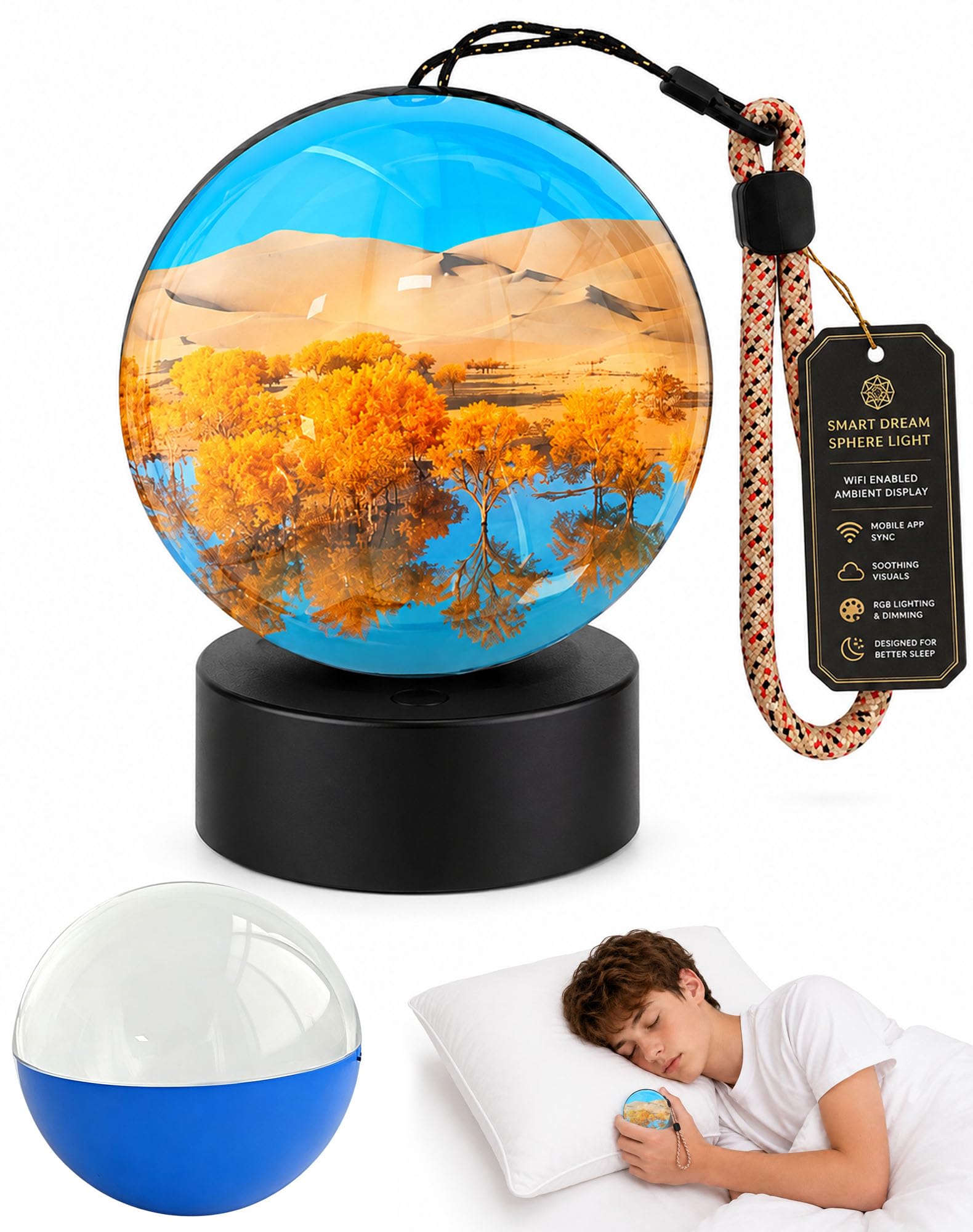 DreamSphere Ball for Sleep Autism, Dream Sphere Ball for Sleeping，Blue
