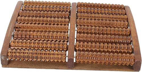 Rodillo de masaje de pies de madera - Máquina manual de masaje de pies - Diseño ergonómico - Especialización de rodillos de pies - Terapia de