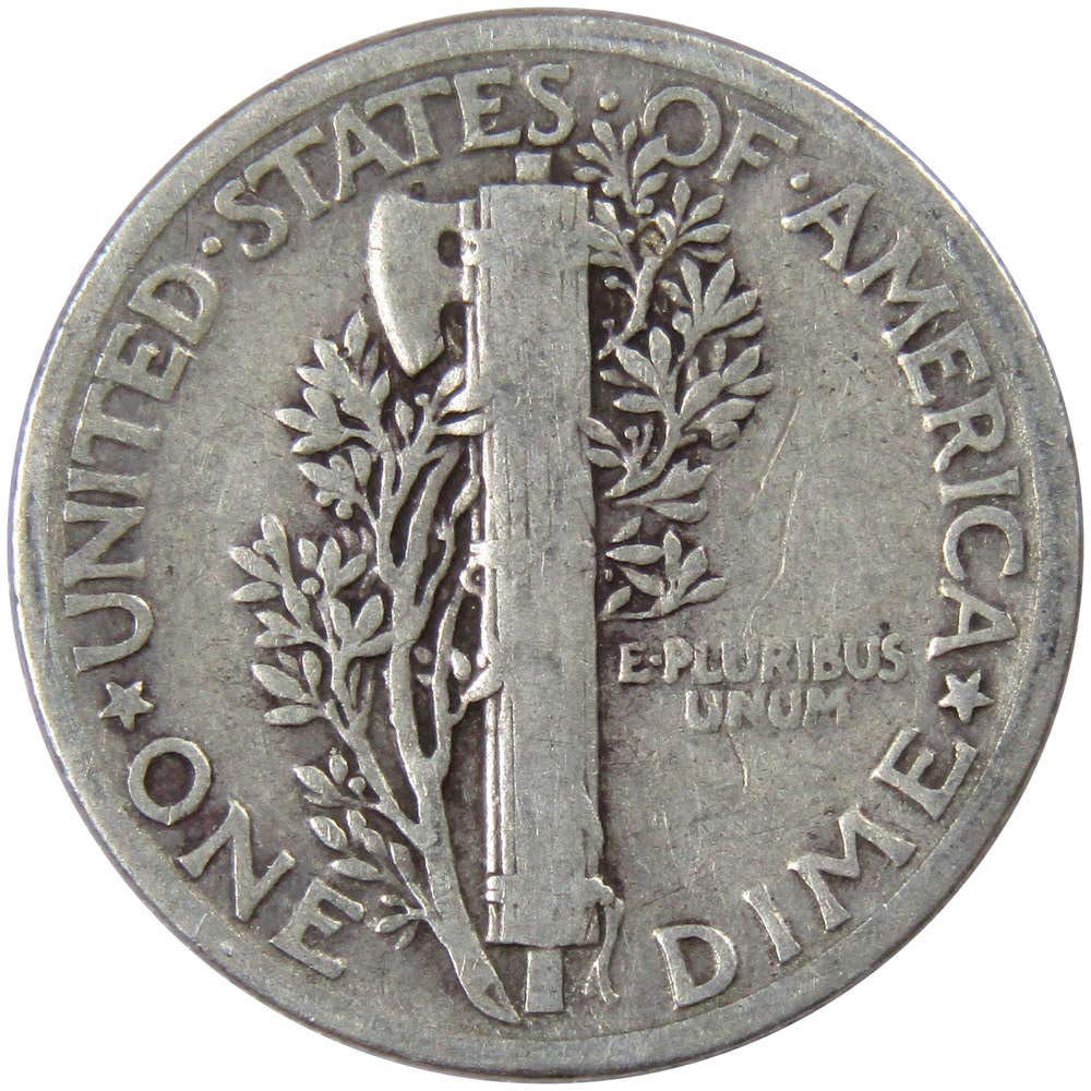 1929 Mercury Dime Circulated Silver 10c Coin Collectible