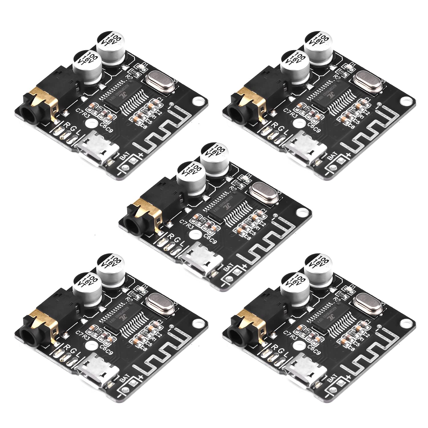 Heemol 5 sztuk VHM314 Bluetooth Receiver Board 3,7-5 V 5.0 MP3 bezstratny dekoder Board Wireless Stereo Music Modle.