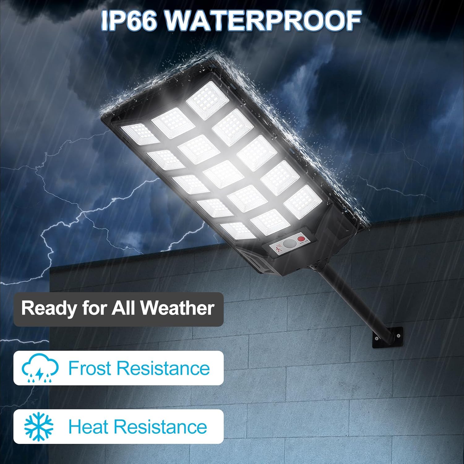 Solar Lights Outdoor,IP66 Waterproof Solar Street Lights with Motion Sensor Remote,6500K Dusk to Dawn Flood Light for Parking Lot/Yard/Garden (4 Pack) Solar Lights Outdoor,IP66 Waterproof Solar Street Lights with Motion Sensor Remote,6500K Dusk to Dawn Flood Light for Parking Lot/Yard/Garden (4 Pack)