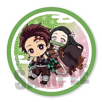 Amazon | 鬼滅の刃 炭治郎 & 禰豆子 禰豆子といっしょ缶バッジ