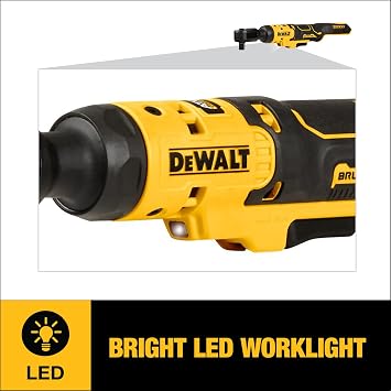DEWALT Atomic™ 20V MAX* Brushless 1/2 in. Ratchet (Tool Only) (DCF512B)