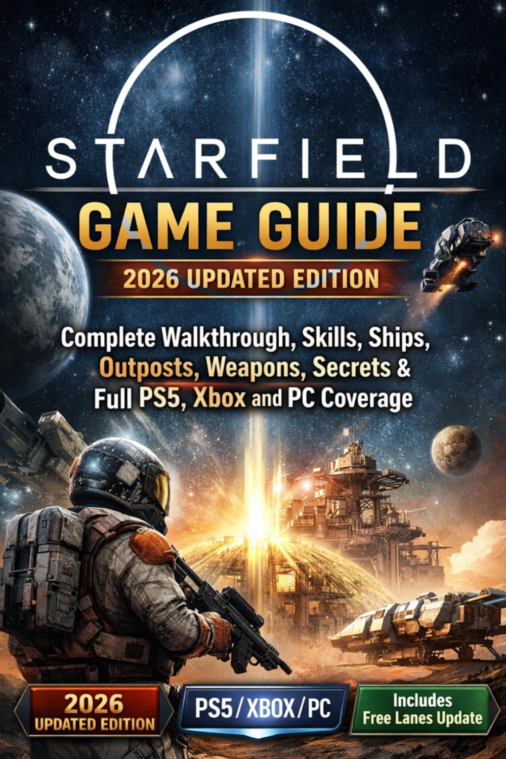 Starfield: Game Guide – 2026 Updated Edition Complete Walkthrough, Skills, Ships, Outposts, Weapons, Secrets & Full PS5, Xbox and PC Coverage