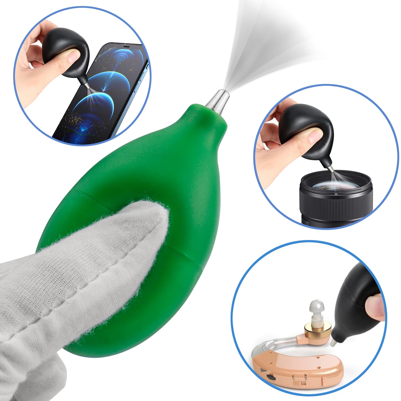 Mini-Gummi-Luftgebläsepumpe, Staub-Reinigungswerkzeug, Ballpumpe