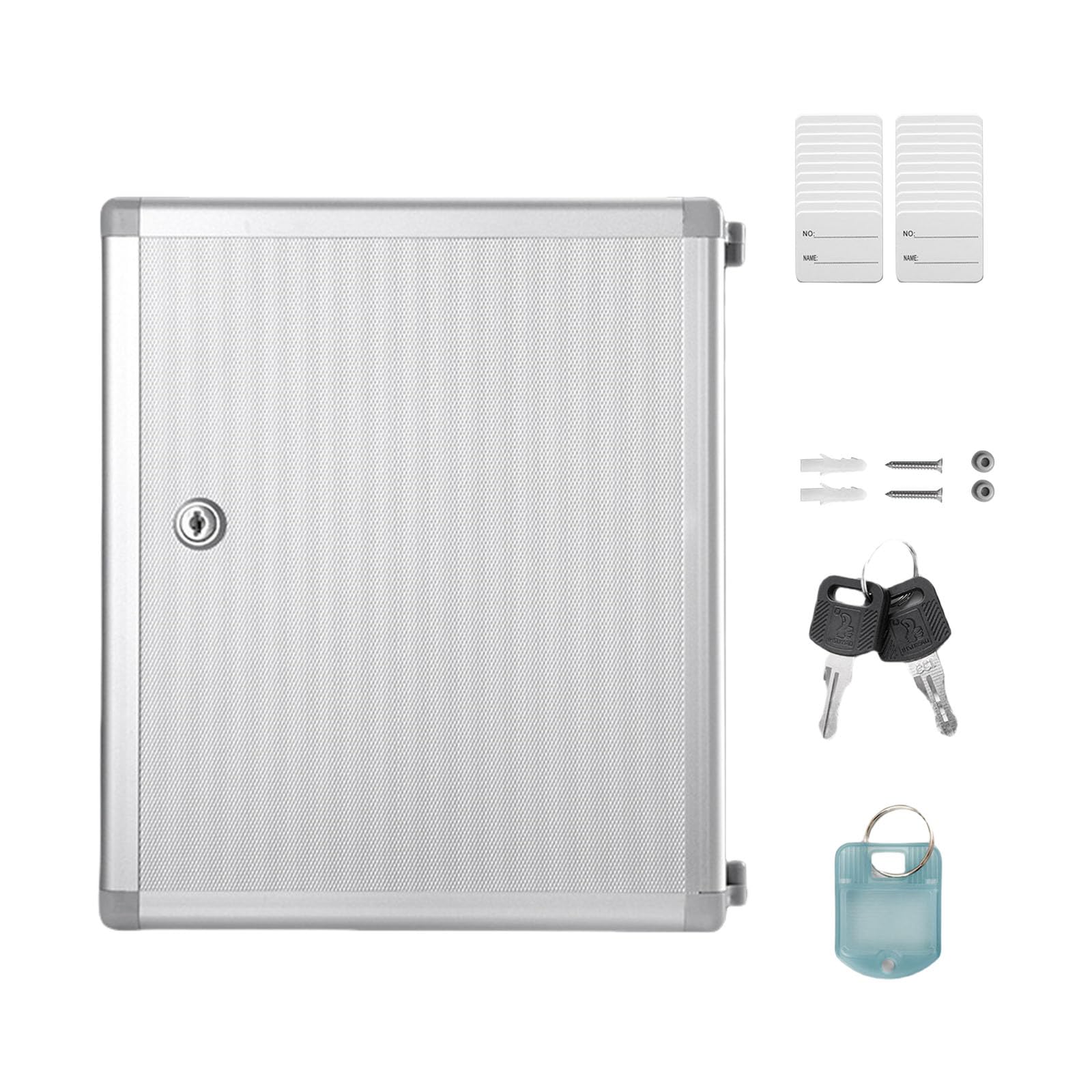 Qusinfc High-Strength Aluminum Alloy Storage Cabinet Locking Wall Mounted for Residential Commercial Use Aluminum Alloy Storage Box High Security for Apartments