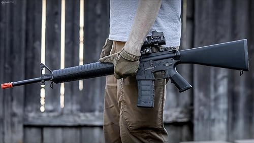 Miniatura 4 de Evike Airsoft - Rifle de Airsoft EMG Colt con licencia M16A3 AEG (color negro)