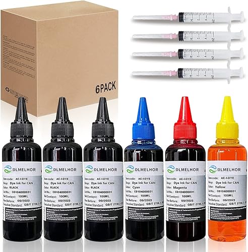 Juego de 4 impresoras de tinta de tinte para Canon PG240 PG-250 251 CL241 PG245 CL246 PG-243 CL-244 Cartucho de inyección de tinta recargable PIXMA