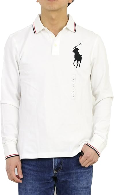 未使用級 ポロバイ ラルフローレン 刺繍ビッグポニー トリコロール ポロシャツ POLO RALPH LAUREN - 【ビッグポニー】ポロラルフローレン