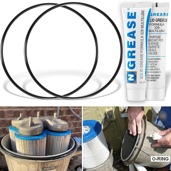2 Pack CX900F O-Ring y Lubricante para Filtro Hayward miniatura 8